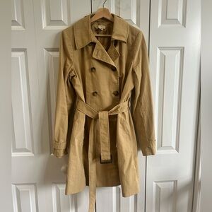 J Crew Lightweight trench size 14